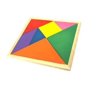 Tangrama Grande Juguete Educativo 14x14 Cms