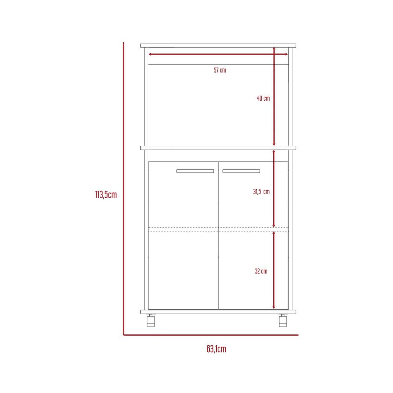 Mueble Microondas Tuhome Manchester image number 1.0