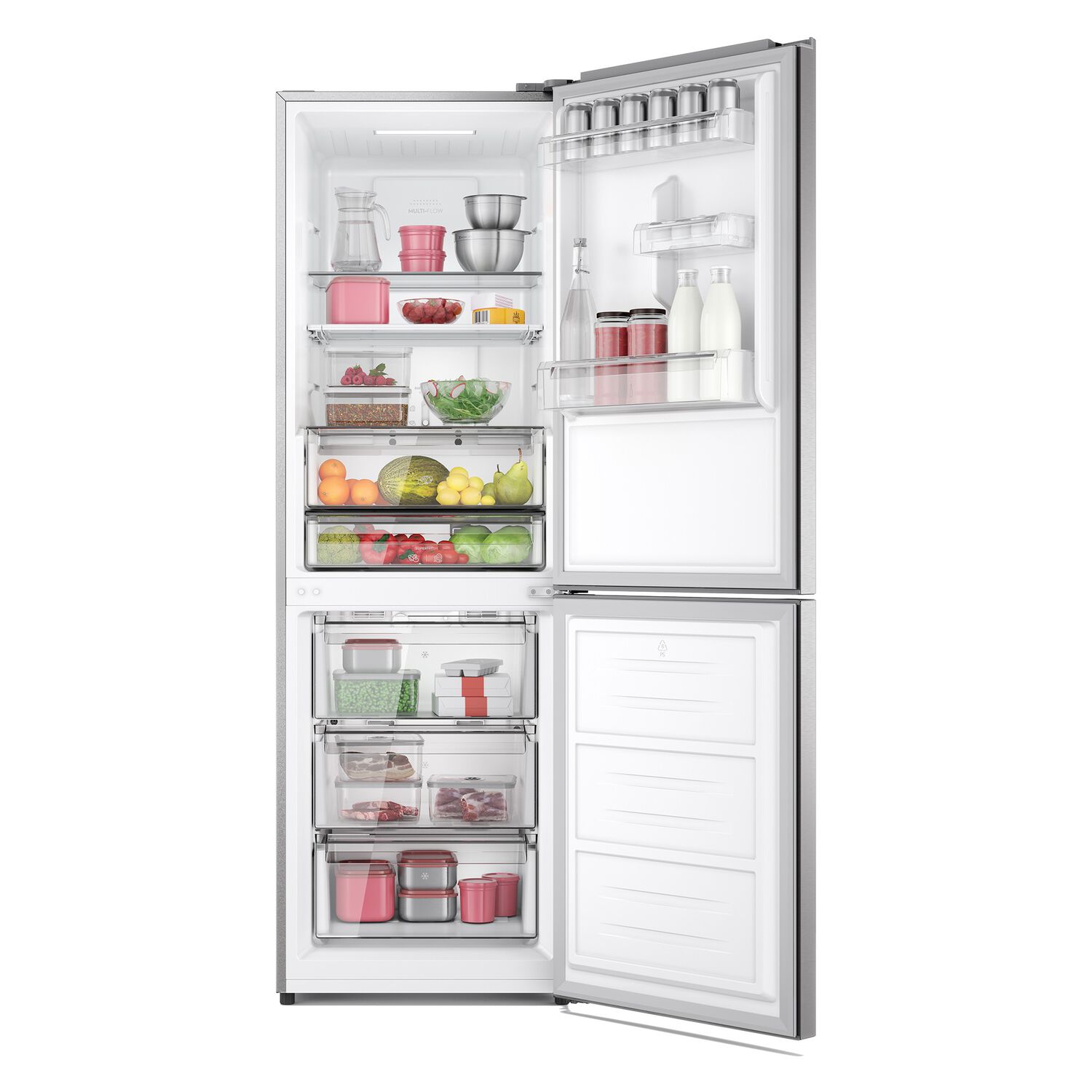 Refrigerador 323l No Frost Bottom Freezer Db60s Inox image number 4.0