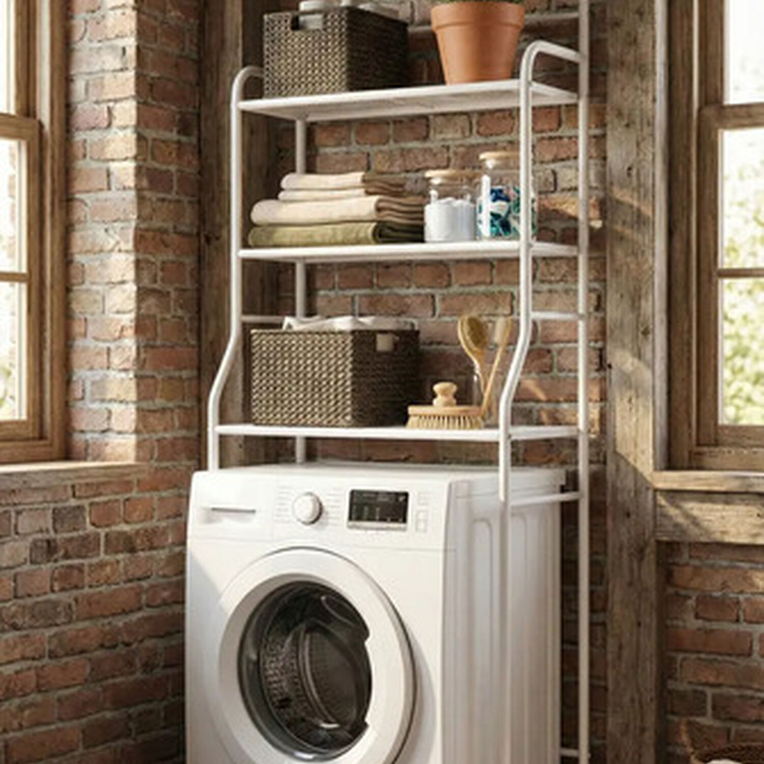 Estante Repisa Organizador De Ba&ntilde;o Color Blanco image number 2.0