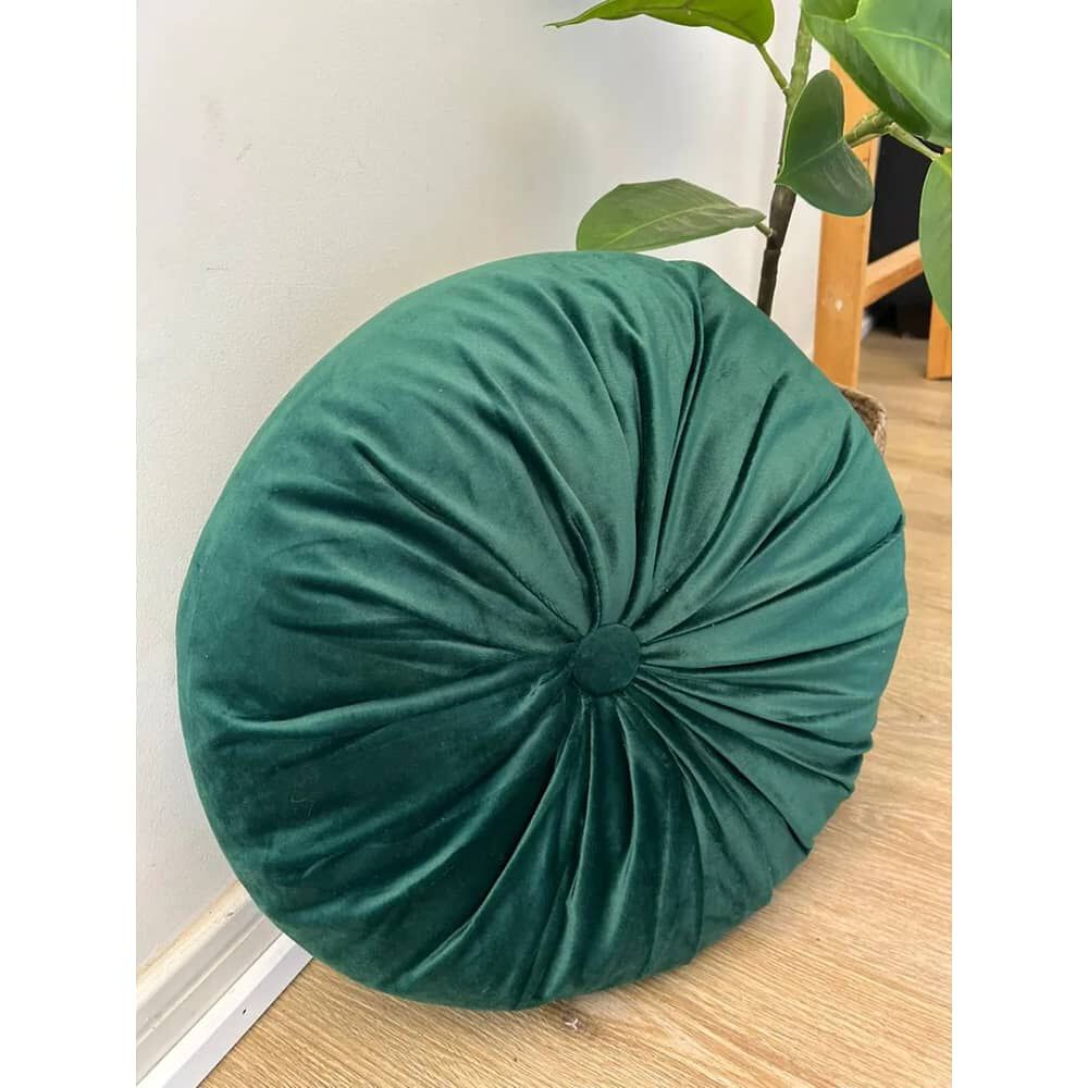 Set De 2 Cojines Redondos 44cm - Verde image number 3.0