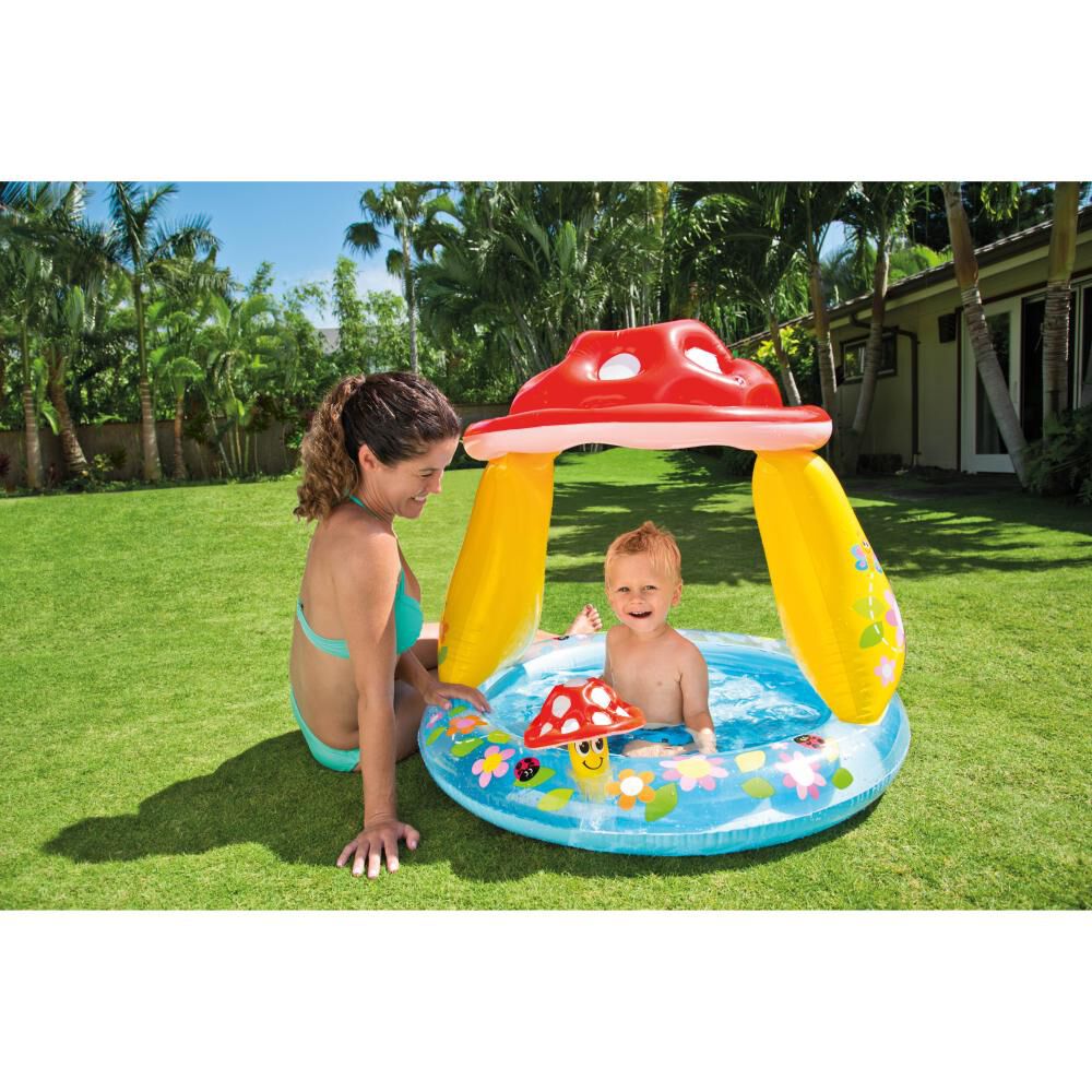 Piscina Inflable Mushroom Intex /102x89cm / 45 Lts image number 4.0