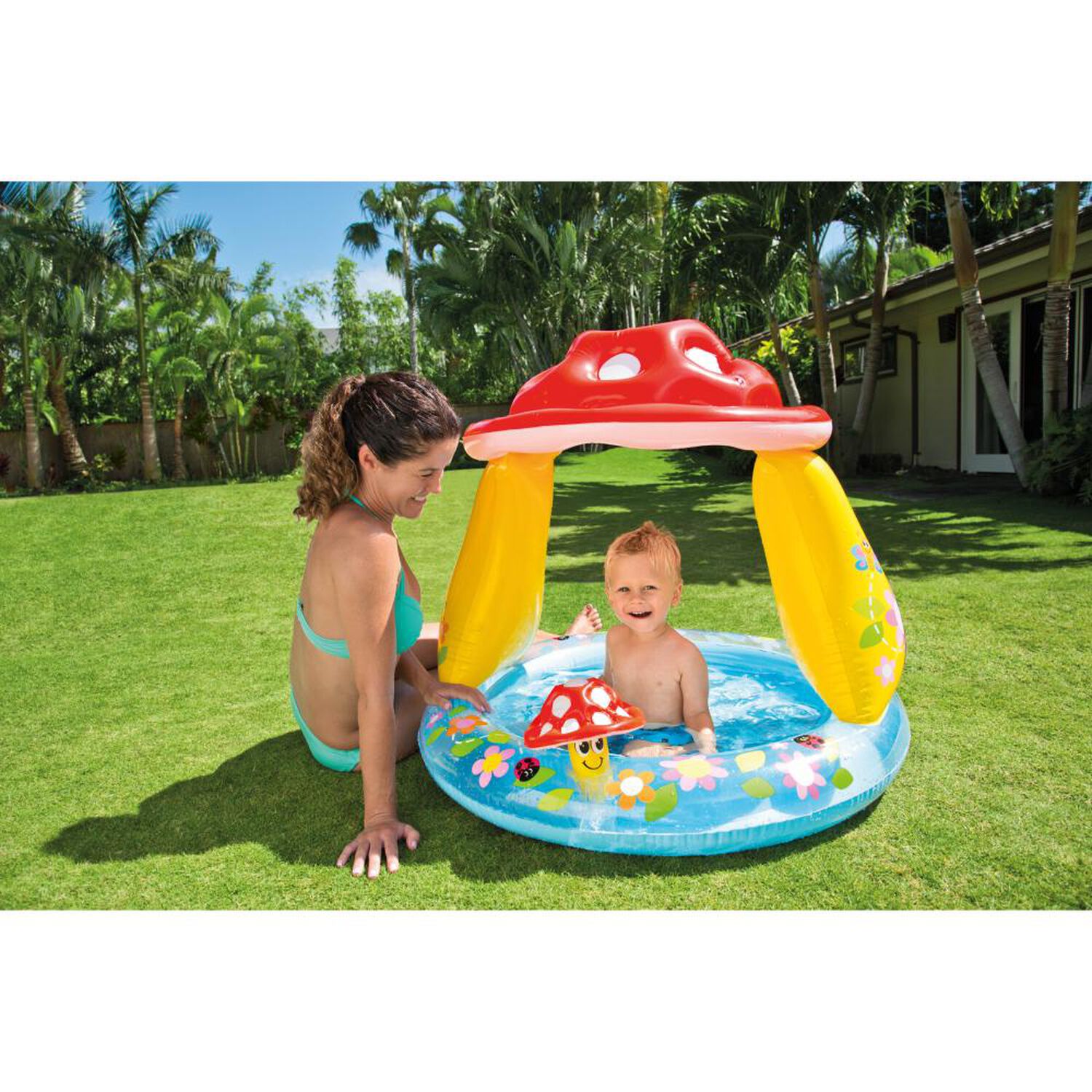 Piscina Inflable Mushroom Intex /102x89cm / 45 Lts image number 4.0