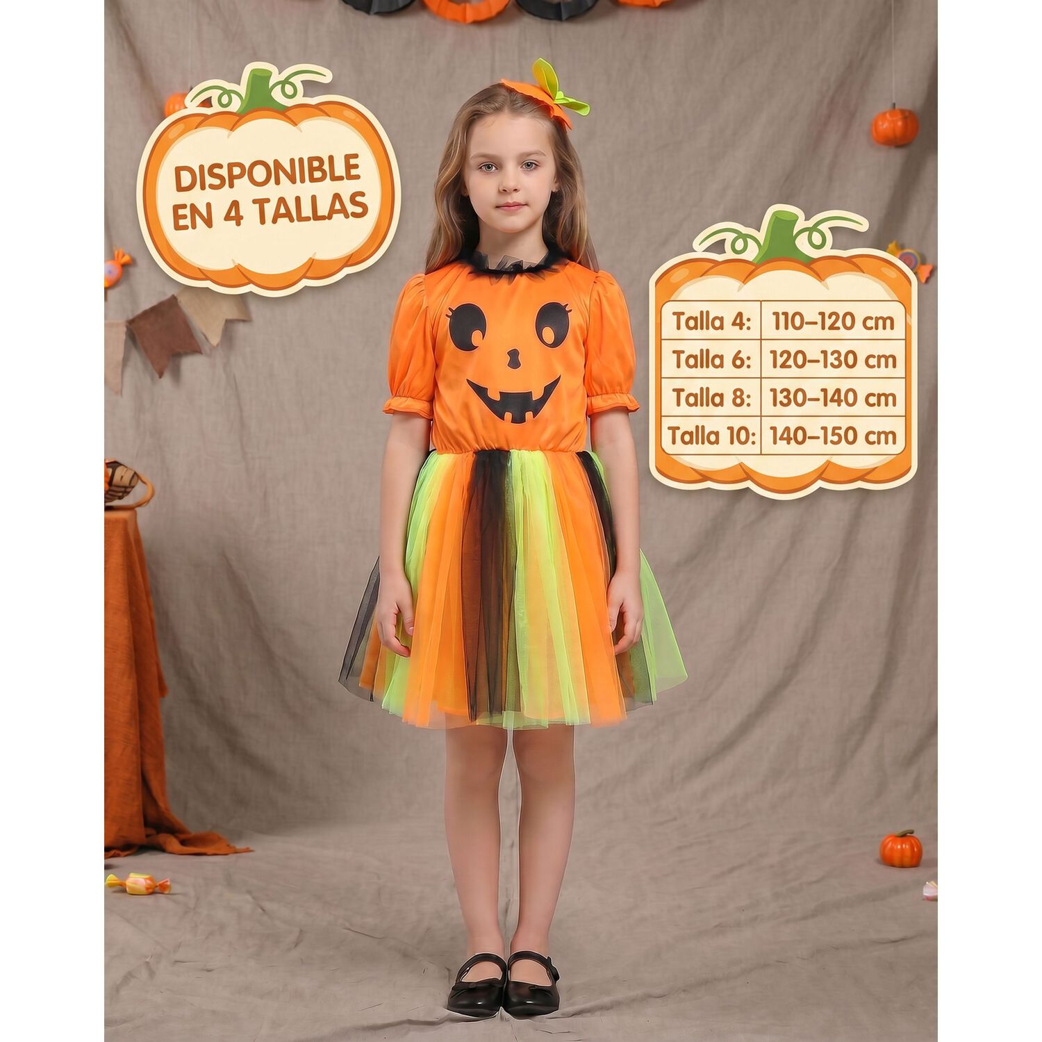 Disfraz Cosplay Princesa Calabaza image number 3.0