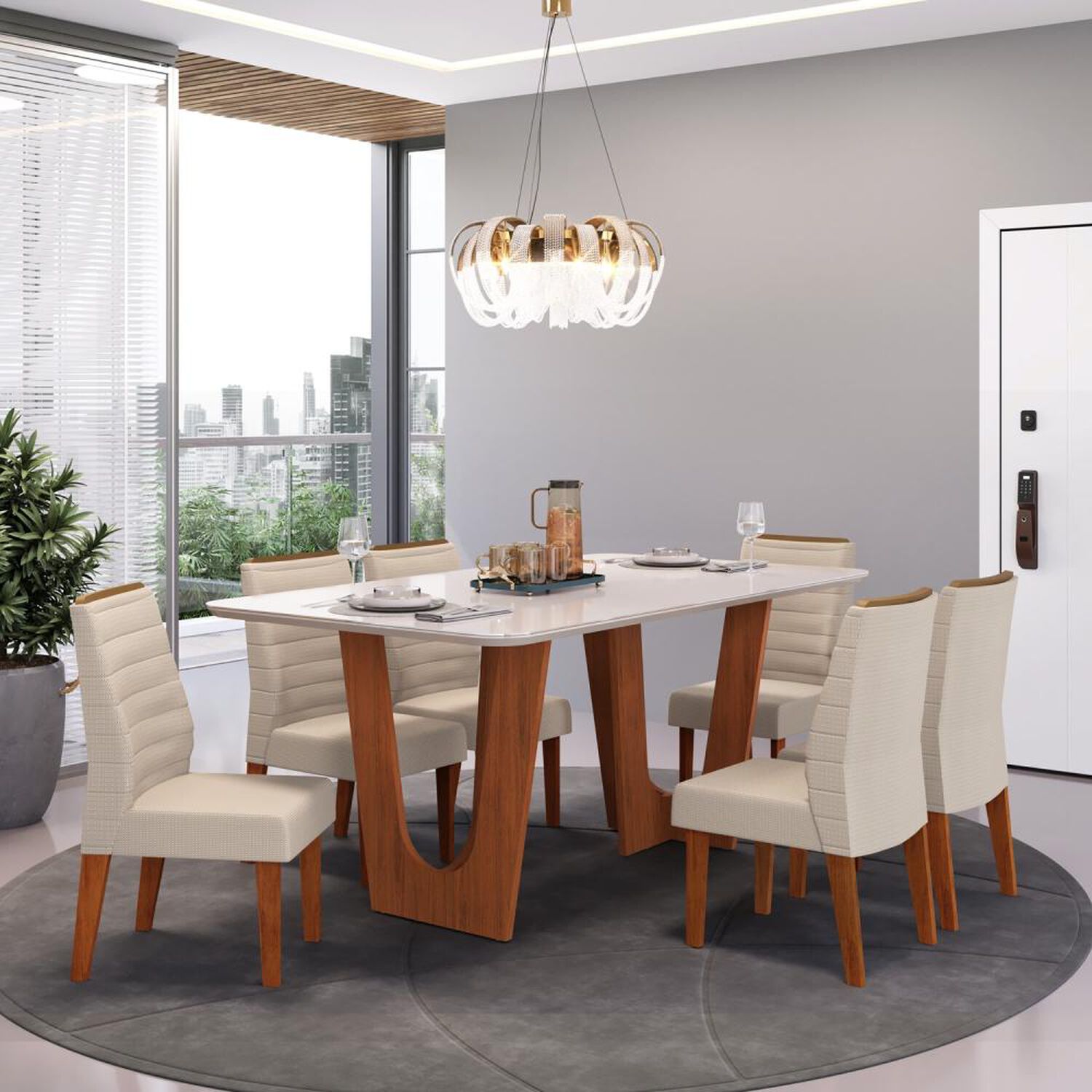 Juego De Comedor Altavision Nala / 6 Sillas image number 3.0