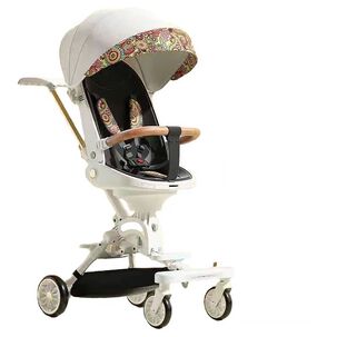 Coche De Paseo 360 3 En 1 Reclinable Lubabycas Blanco