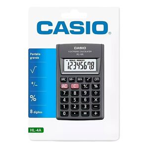 Calculadora Casio 8 Diguitos Hl-4a