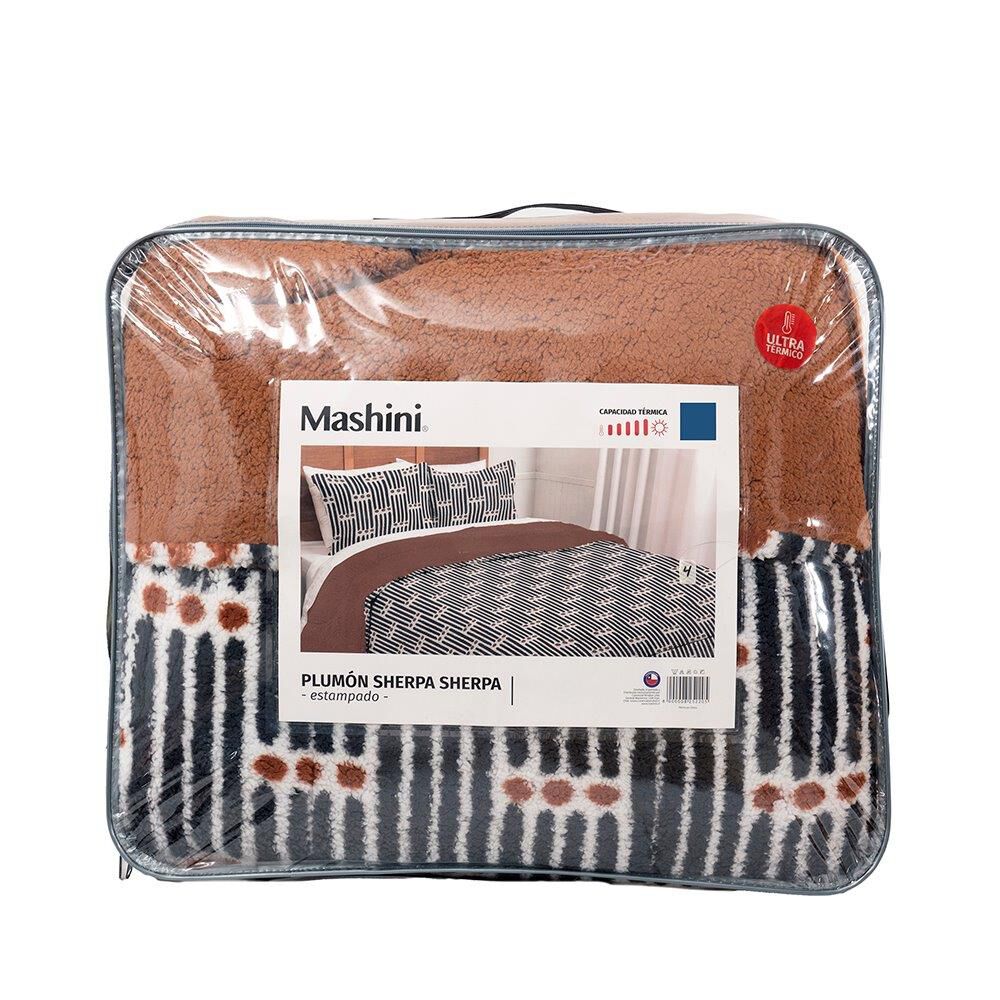 Plumon Sherpa/sherpa Estampado 2 Plazas Dots image number 4.0
