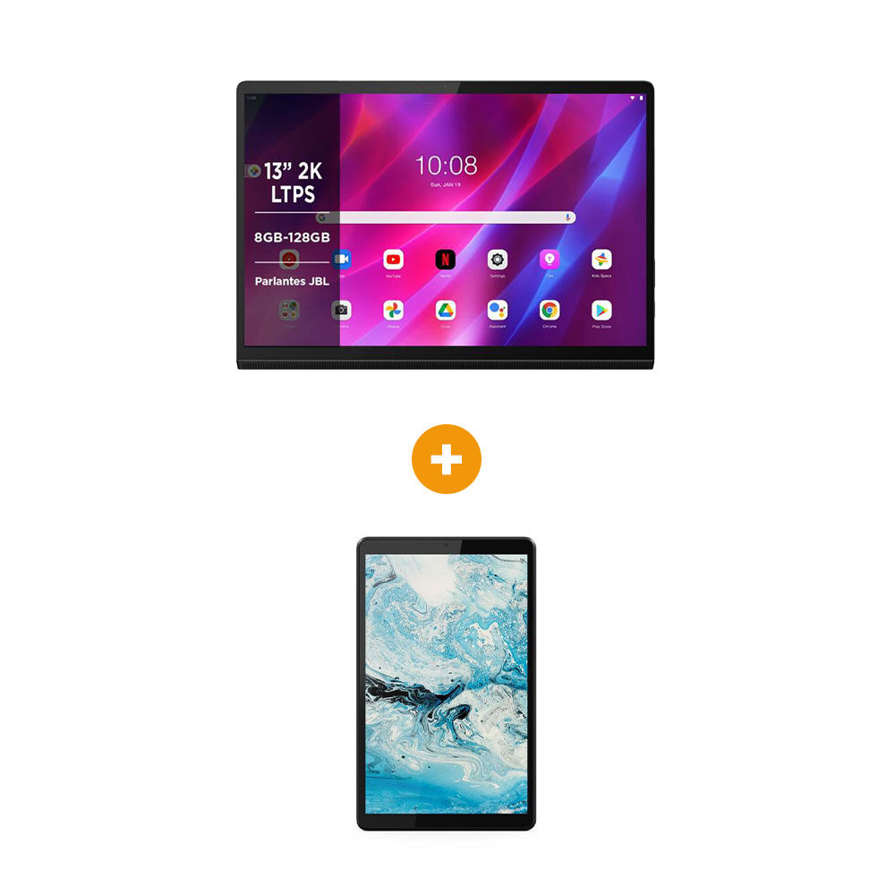 Tablet Lenovo 13" Yoga Tab 13  Qualcomm Snapdragon / 8Gb Ram / 128Gb +  Tablet Lenovo 8"  Tab M8 Hd  2Gb Ram image number 0.0