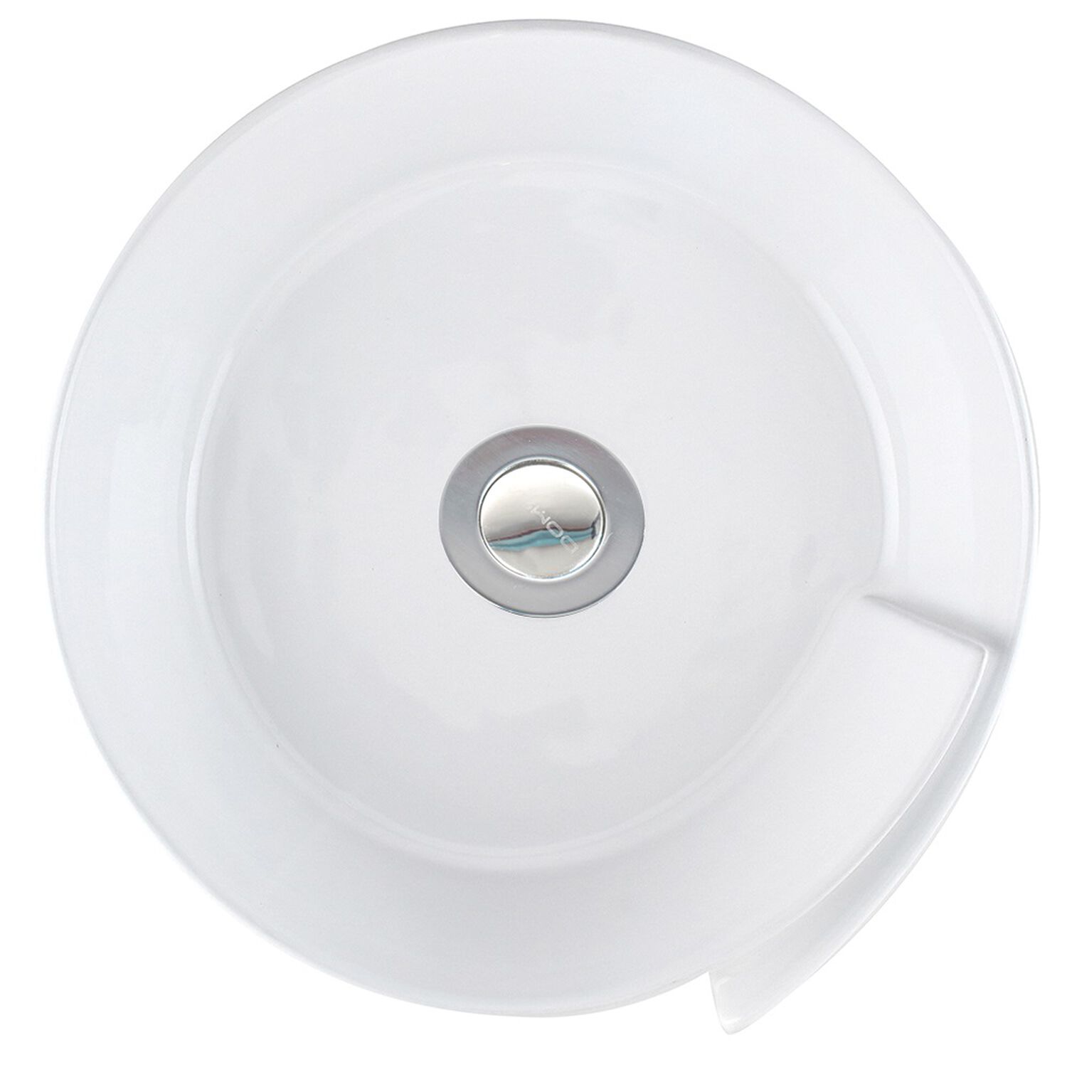 Lavamanos Sobreponer Domsa Slc913 Blanco 37x37x15 Cm image number 4.0