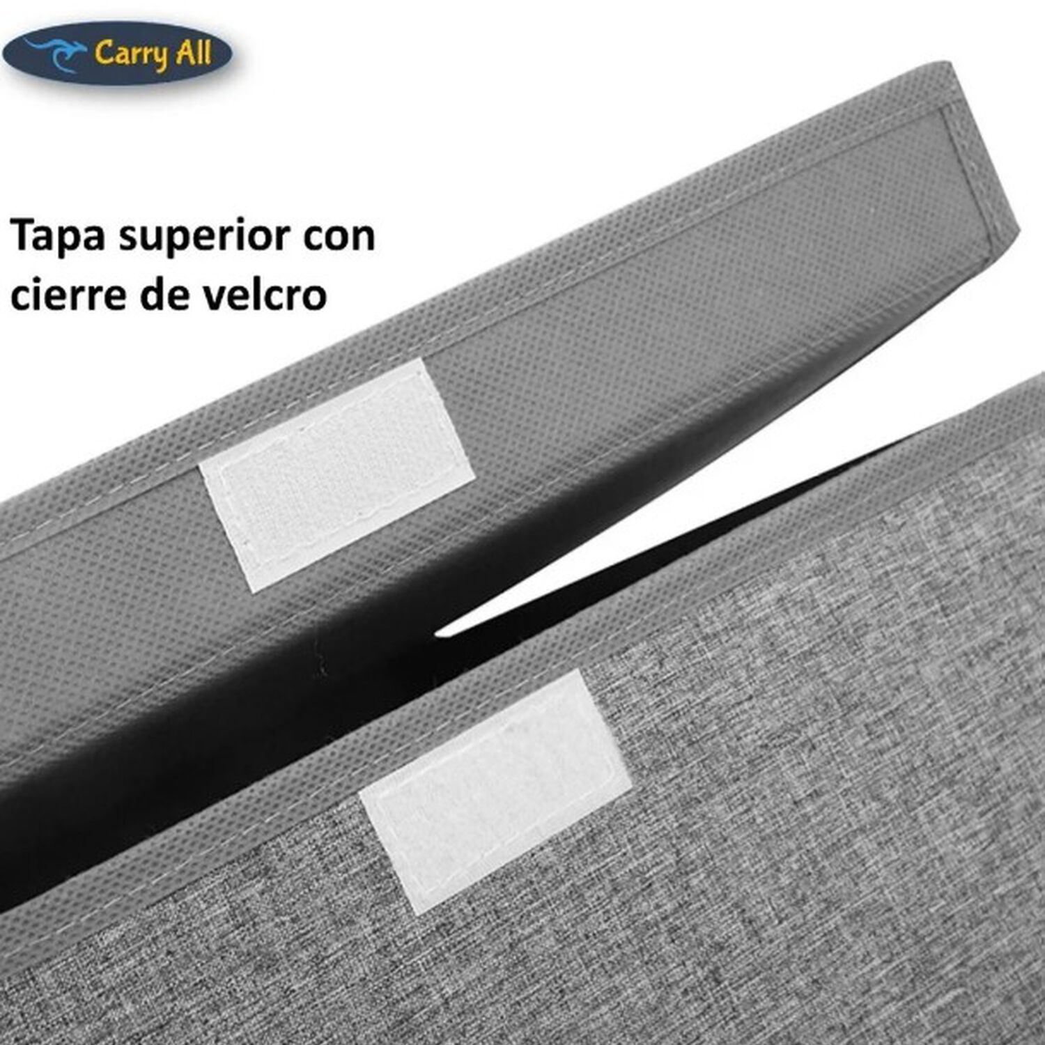 Caja Organizadora Canasto Ropa 78 Litros Plegable Tela Cesta image number 3.0