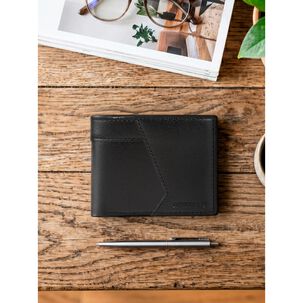 Billetera Hombre Milan Negra Carven Paris