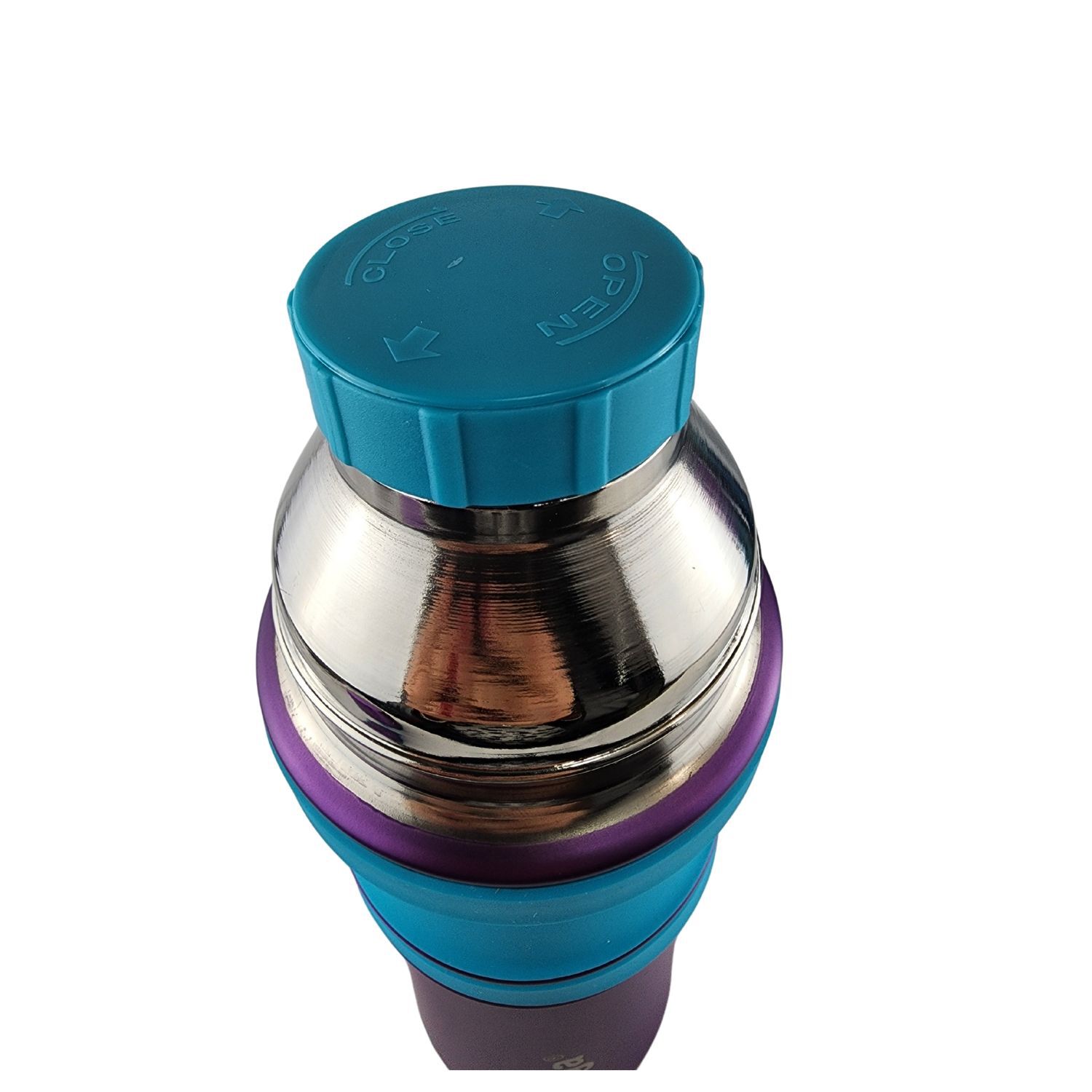 Termo Mega Slim Ii 1l Acero Inoxidable Bebidas Calientes Frias Morado image number 5.0