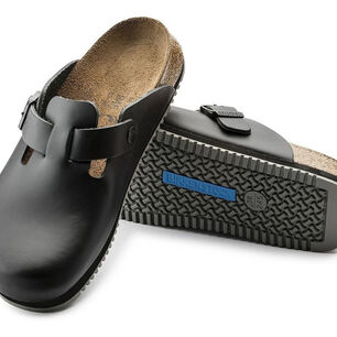 Zapato Zueco Cocina Birkenstock Boston Cuero Antideslizante