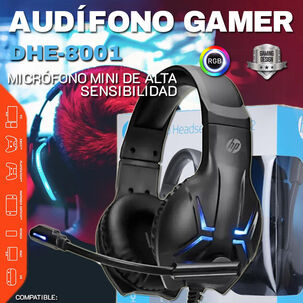 Audífono Gamer Hp Dhe-8001 / Over-ear