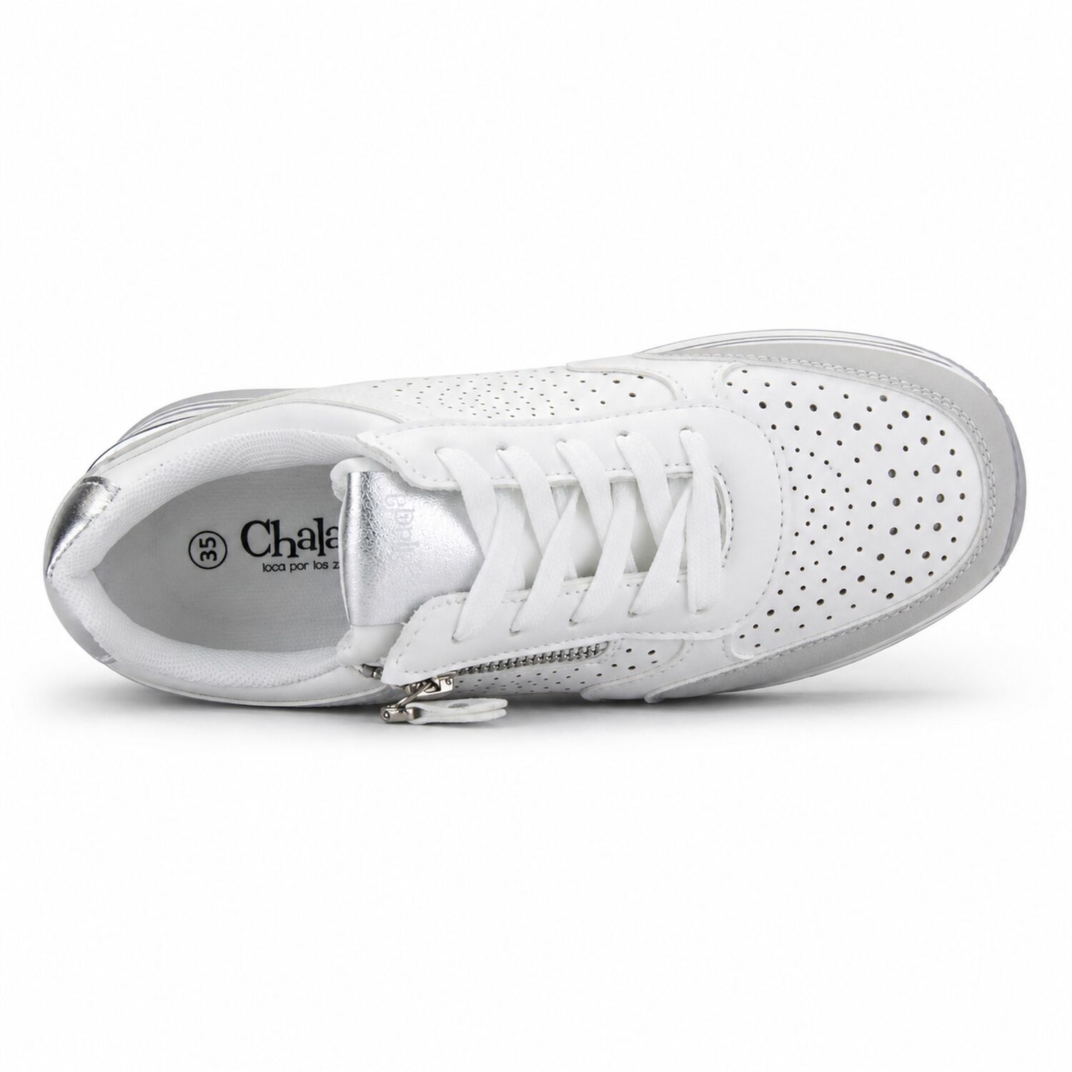 Zapatilla Blanco Mujer Urbano Chalada Jettixlow image number 4.0