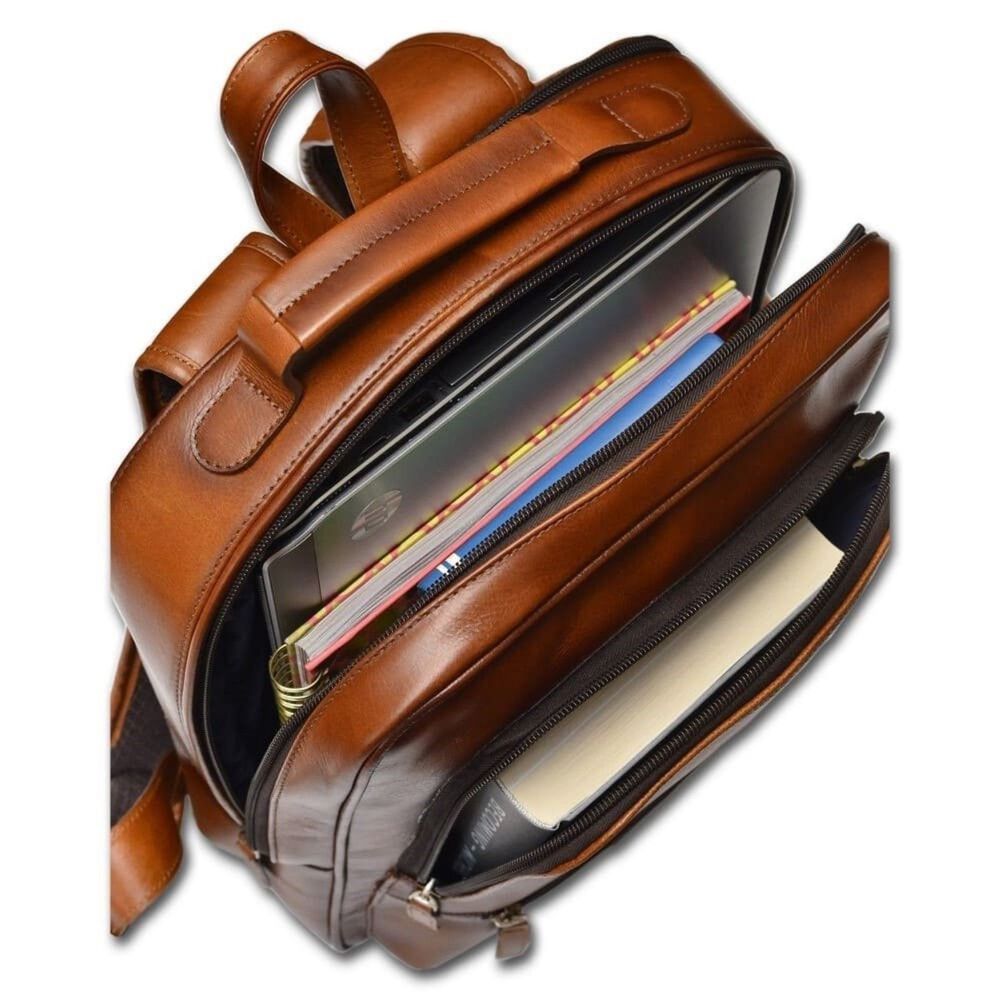 Mochila Craftmen 100% Cuero image number 3.0