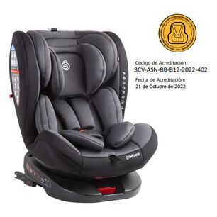 Silla De Auto Bebesit Convertible 360&deg; Isofix Saturn Gris