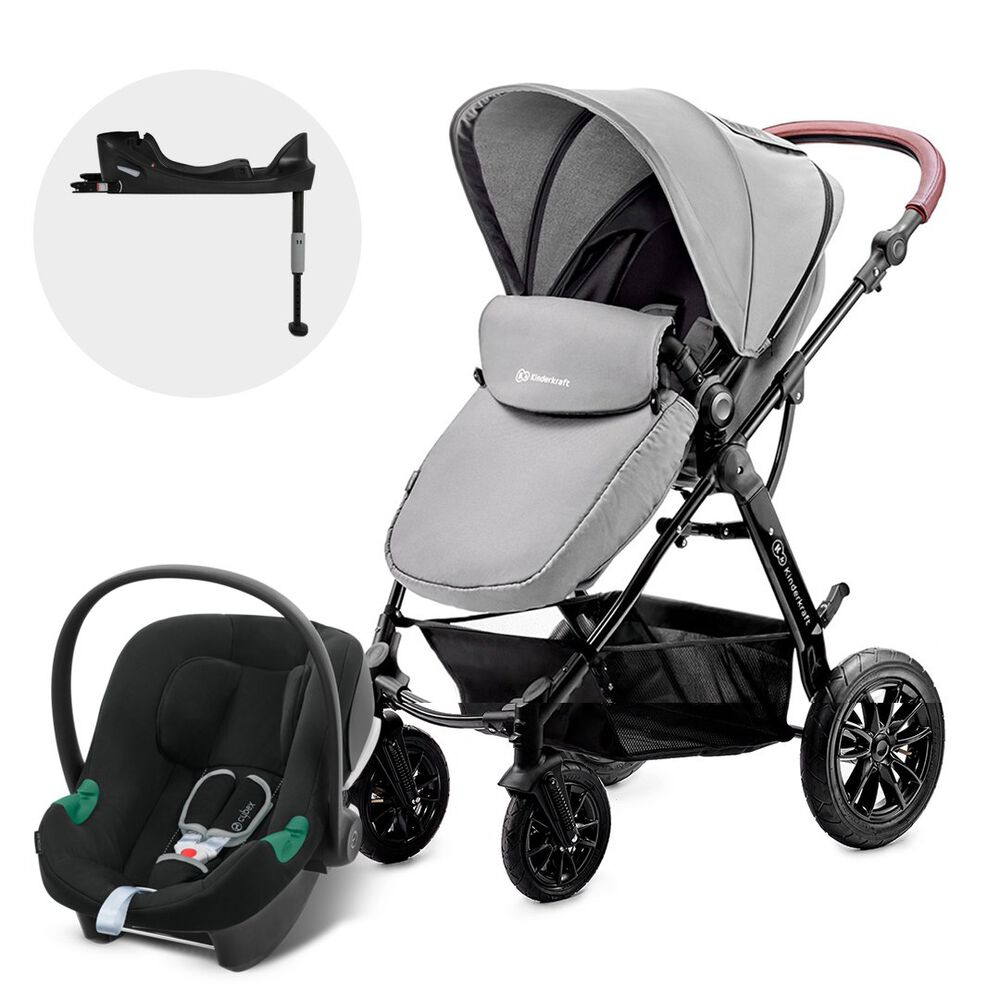 Coche Travel System Moov Grey + Aton B2 + Base image number 0.0