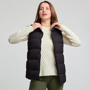 Parka Regular Sin Mangas Cuello Alto Mujer Geeps