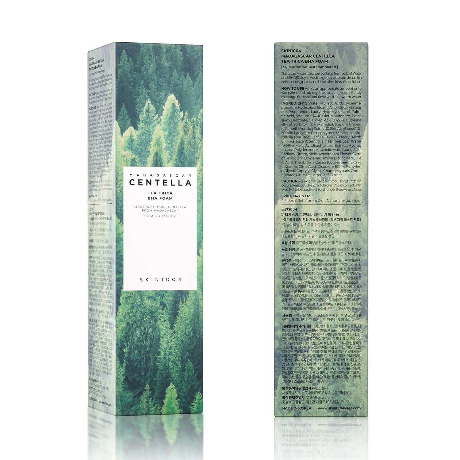 Madagascar Centella Tea-trica Bha Foam (skin1004) - 125ml Espuma Limpiadora Pieles Grasas Y Con Acn&eacute; image number 2.0