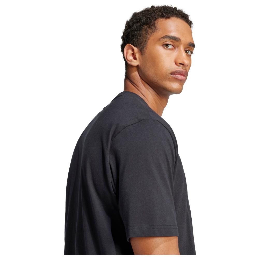 Camiseta Essentials Linear Single Jersey Adidas image number 4.0
