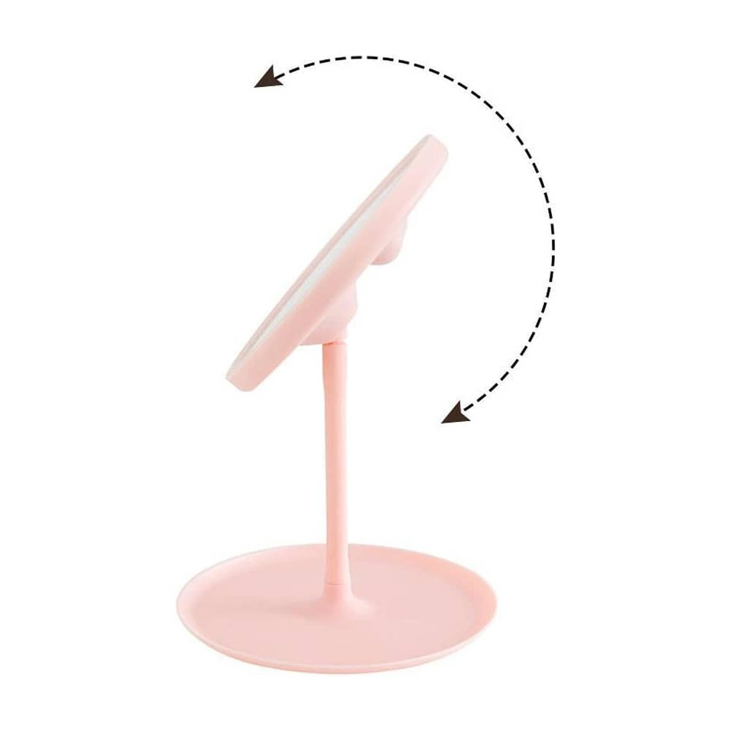 Espejo Con Luz Led Plegable Redondo Recargable image number 3.0