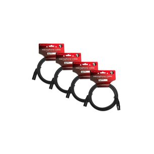 Pack4cablemicrofono Serie C Xlr10mkirlin Mpc4-470pb-10