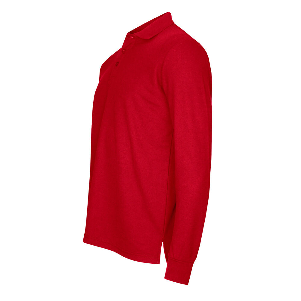Polera Algodón Pique Manga Larga Velox Hombre image number 1.0