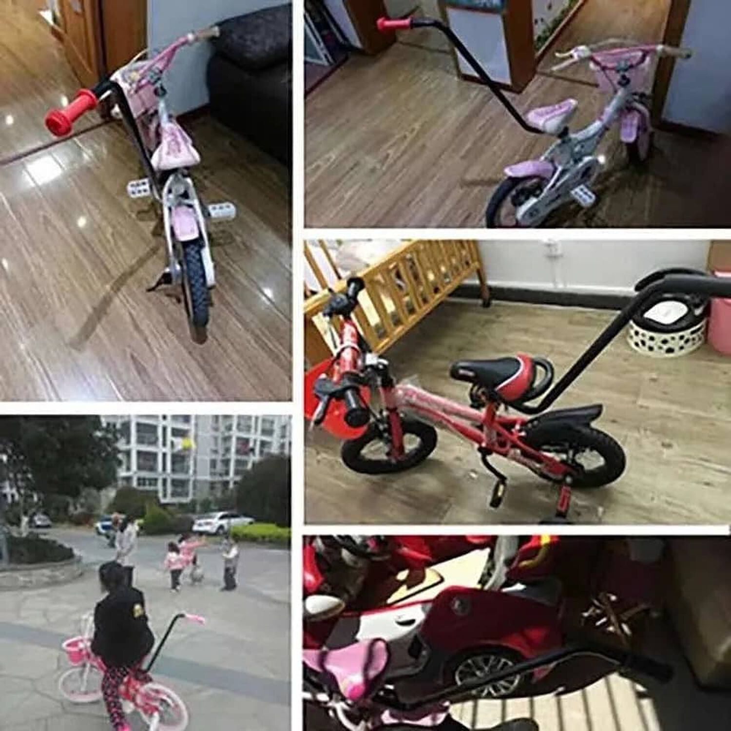 Barra De Aprendizaje Bicicleta Ni&ntilde;os Adaptable image number 4.0