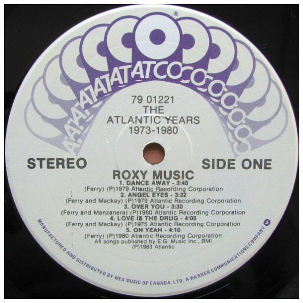Roxy Music - Atlantic Years 1973-1980 | Vinilo Usado image number 2.0