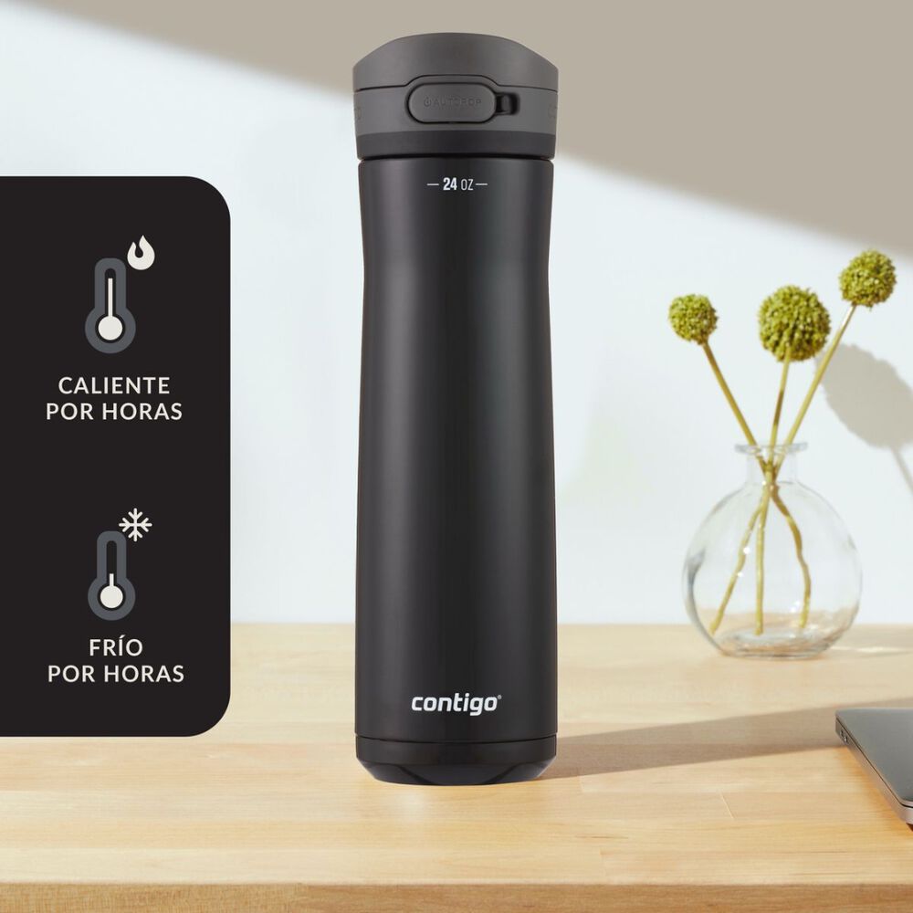 Contigo Jackson Chill 2.0 Autopop Botella De Agua Acero Inoxidable 710ml - Negro image number 5.0
