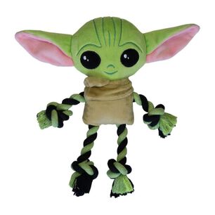 Juguete Interactivo Para Mascotas Baby Yoda Tierno Verde