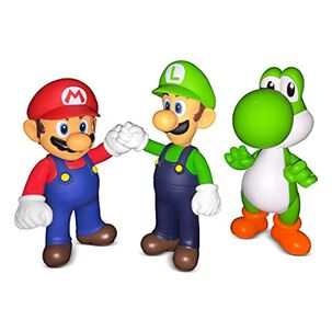 Juguete Pack 4 Figuras De Accion Mario Bros Infantil