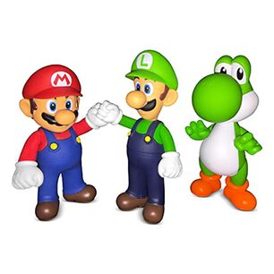 Juguete Pack 4 Figuras De Accion Mario Bros Infantil