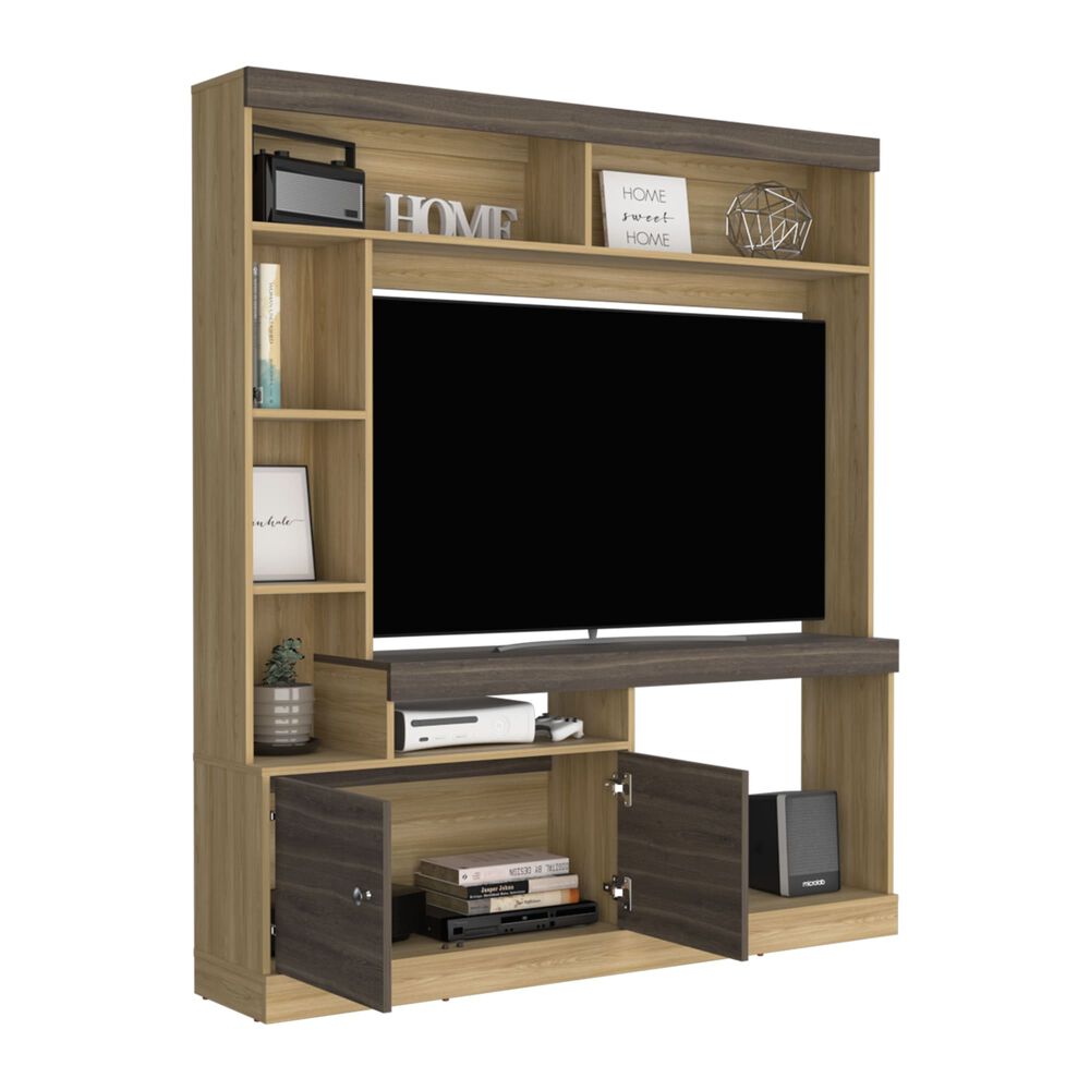 Estante Tv 65" 180,6x180x30,3 Cm 2 Puertas image number 2.0