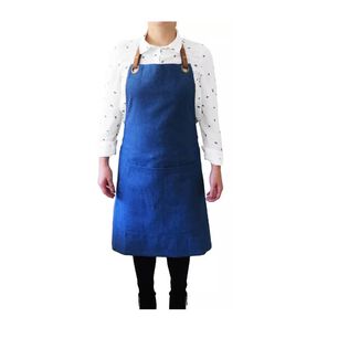 Pack Set Asado Parrilla 10 Uds + Pechera Jeans Asa Eco Cuero