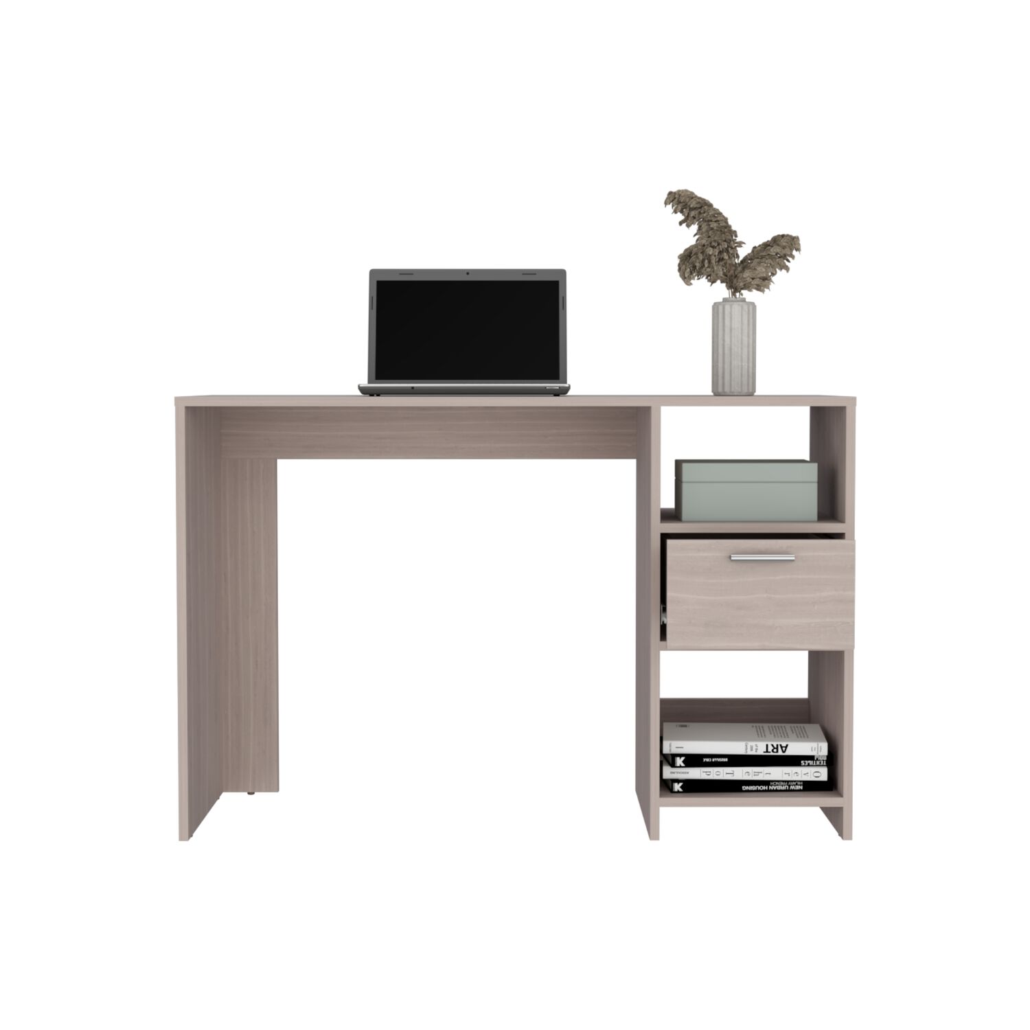 Escritorio Fm Con 1 Cajon 73x110x43,3 Cm Beige image number 2.0