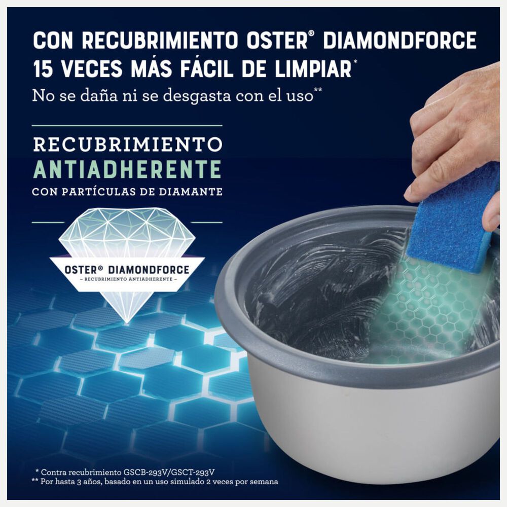 Oster Arrocera 3en1,recubrimiento Antiadherente 1,8 L Oster Diamondforcen,ckstrc10dfske Version 2026 image number 9.0
