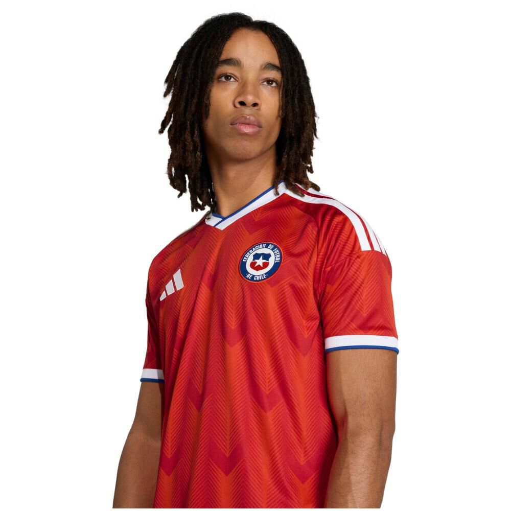 Camiseta De F&uacute;tbol Chile Hombre Adidas image number 6.0