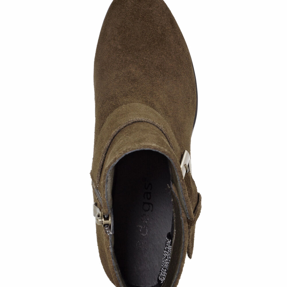 Botín Cuero Gilda Taupe image number 7.0
