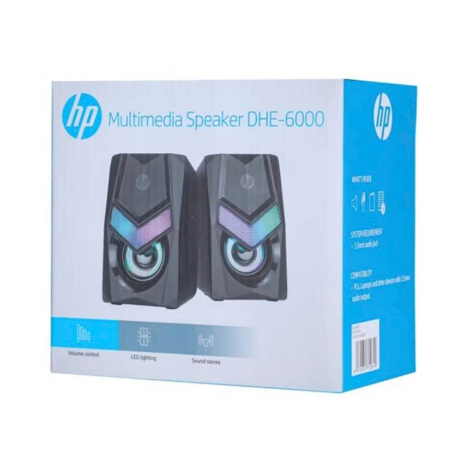 Parlante Usb Hp Multimedia Con Iluminaci&oacute;n Rgb Dhe-6000 image number 15.0