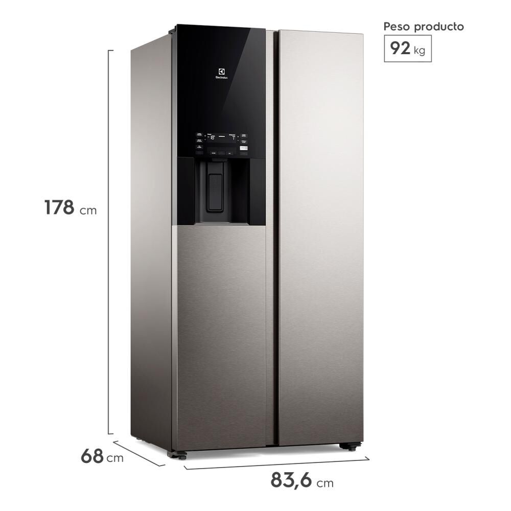 Refrigerador Side By Side Electrolux Es4ws / No Frost / 481 Litros / D image number 2.0