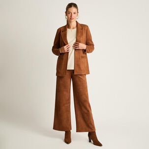 Blazer Manga Larga Cuello Solapa Mujer Lorenzo Di Pontti