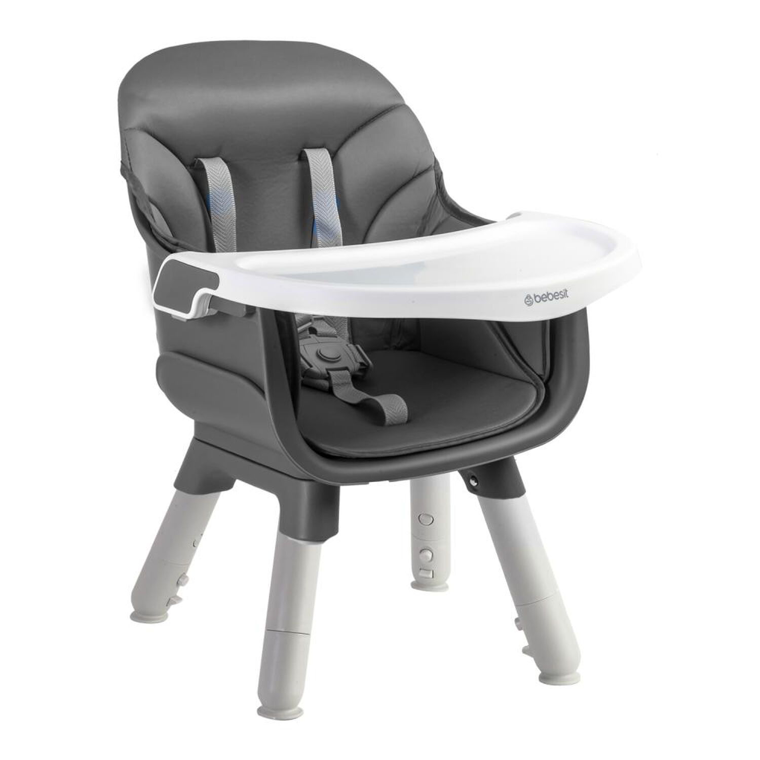 Silla De Comer Bebesit Baby Desk 4 En 1 Gris image number 4.0