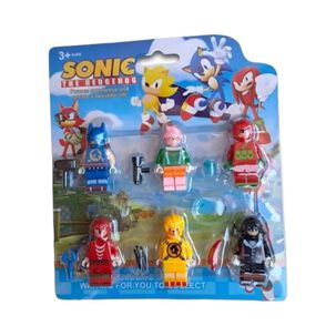 Juguete Figuras Set Sonic 6 Piezas Accesorios