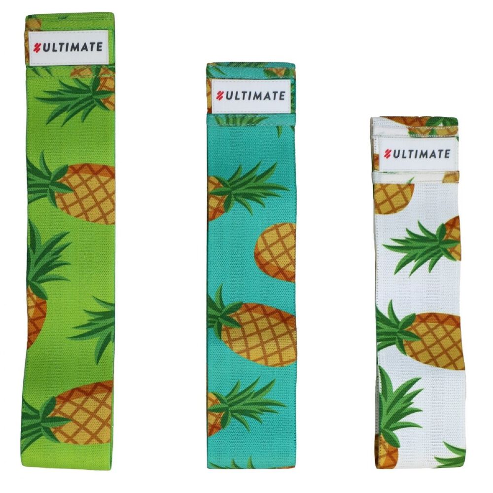 Pack 3 Hip Loop Pineapple Banda Elástica Glute Limited Edition image number 2.0