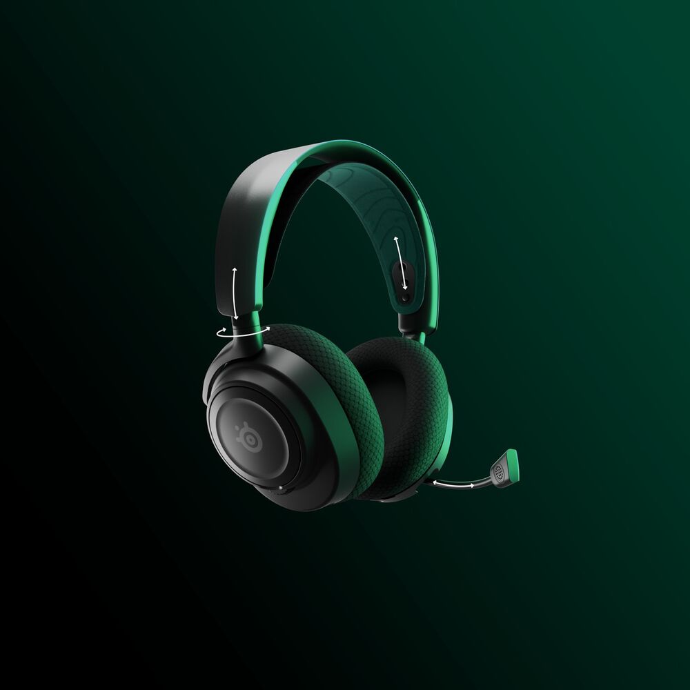 Aud&iacute;fonos Gamer Steelseries Nova 7 Xbox Inal&aacute;mbrico Negros image number 1.0