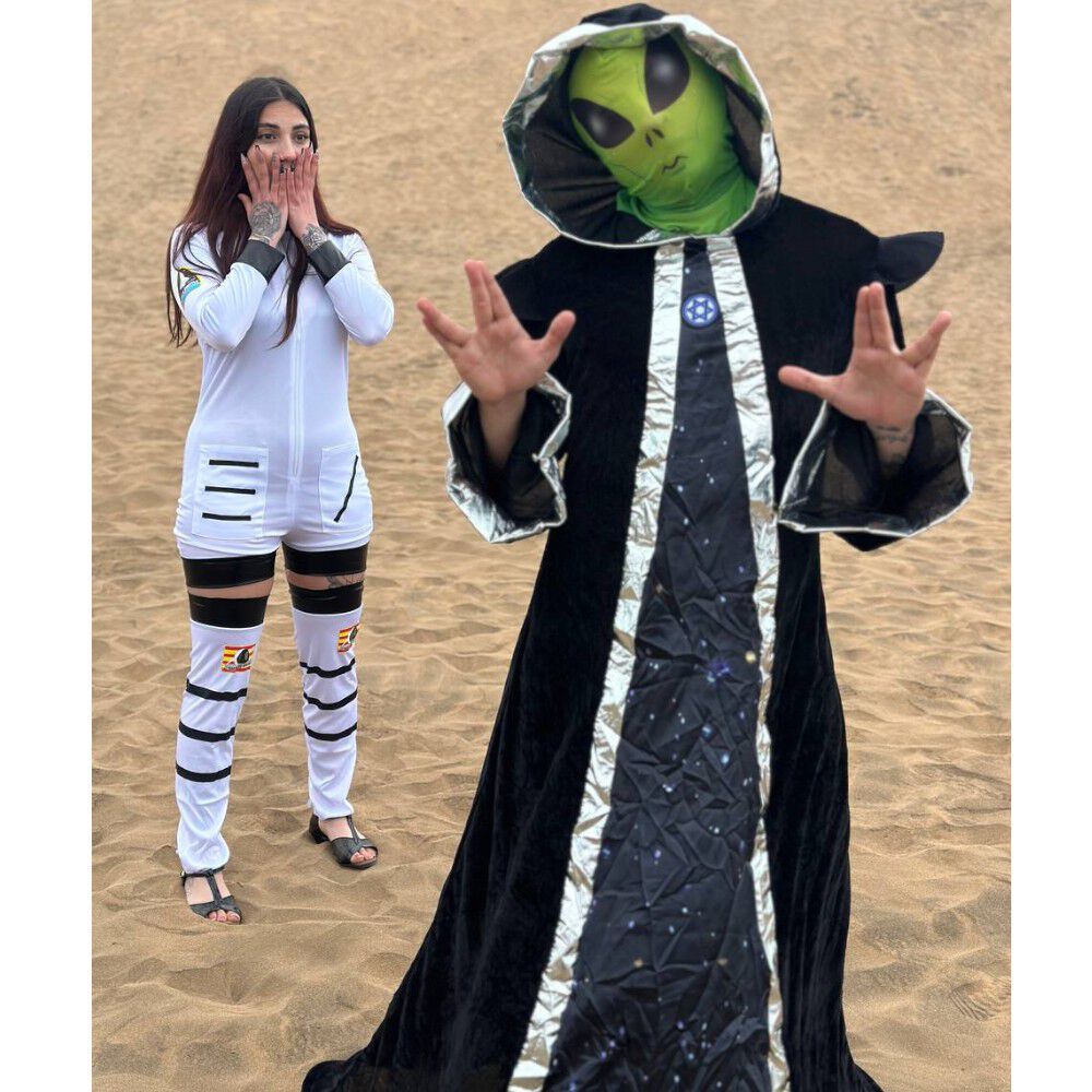 Disfraz De Extraterrestres Cosplay Stardy Verde Adulto image number 6.0