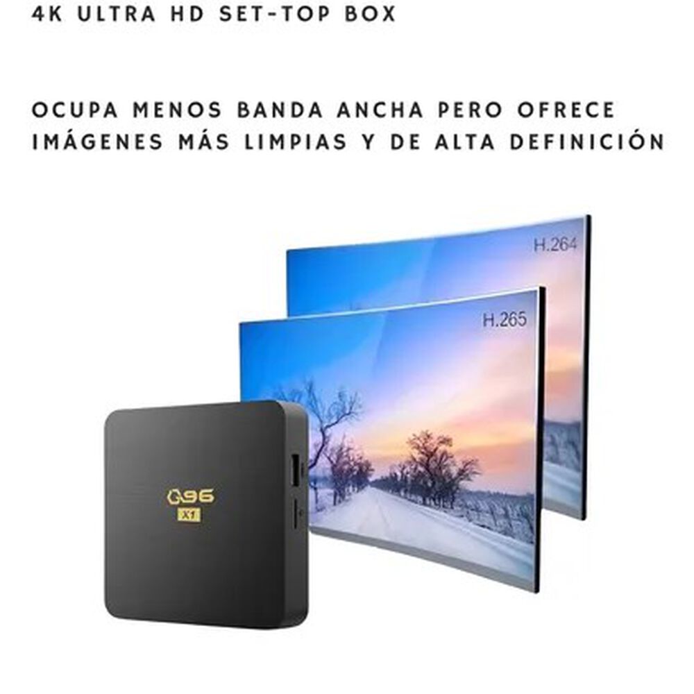 Tv Box Android Q96 + Cable Hdmi 4k Negro image number 6.0